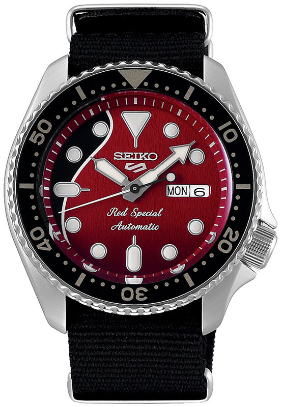 Seiko 5 Sports QUEEN Red Special Brian May SRPE83K1 Limited Edition kup  zegarek na Dolinski.pl ✓
