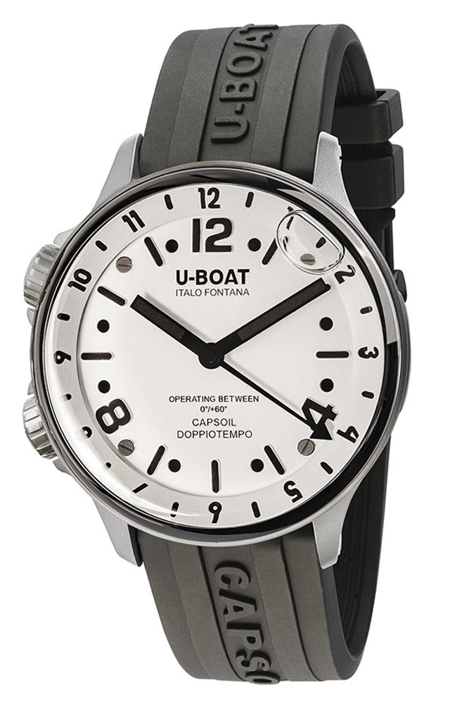 U-BOAT Capsoil Bianco Doppiotempo SS 8888 kup zegarek na Dolinski.pl ✓