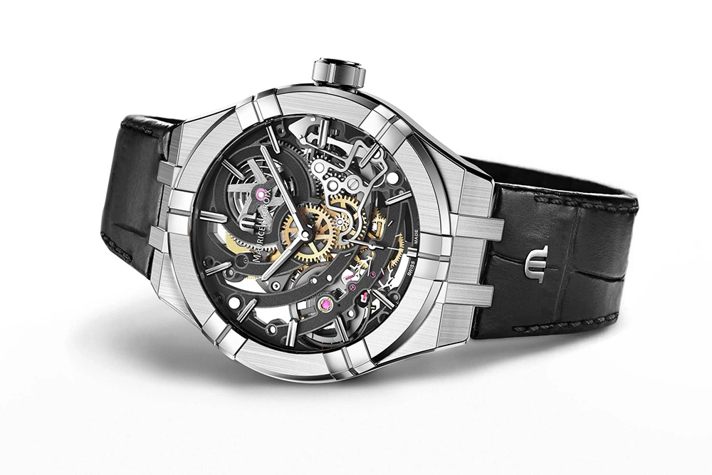 ジン Maurice Lacroix Aikon Automatic Skeleton AI6028-SS001-030-1
