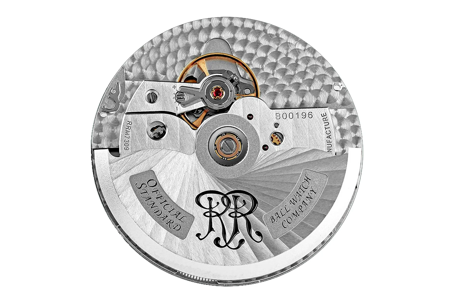 Automatyczny mechanizm BALL Manufacture RRM7309-C z certyfikatem COSC i 80-godzinną rezerwą chodu