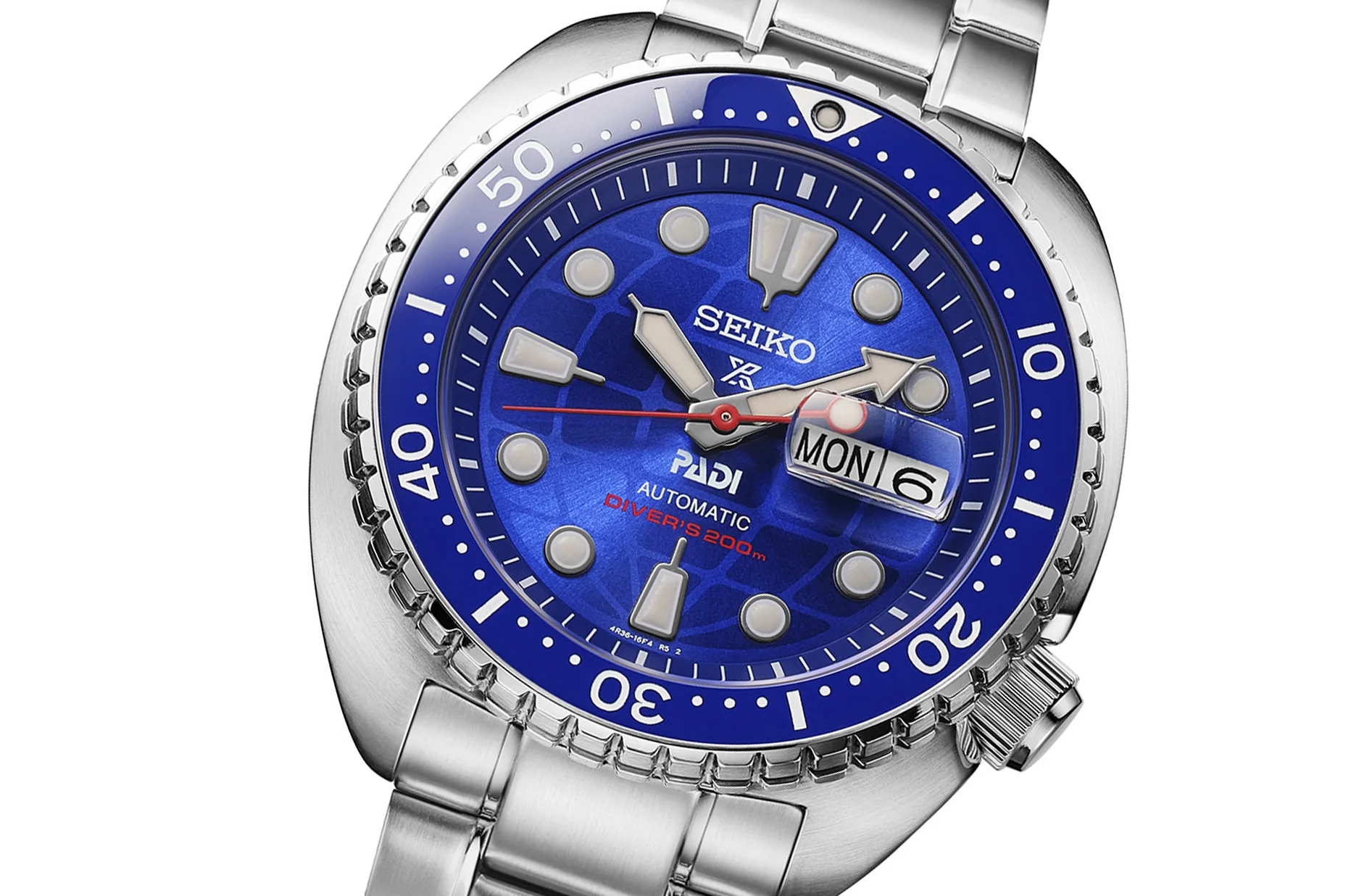 Zegarek męski Seiko Prospex PADI z kopertą "Turtle" (żółw)