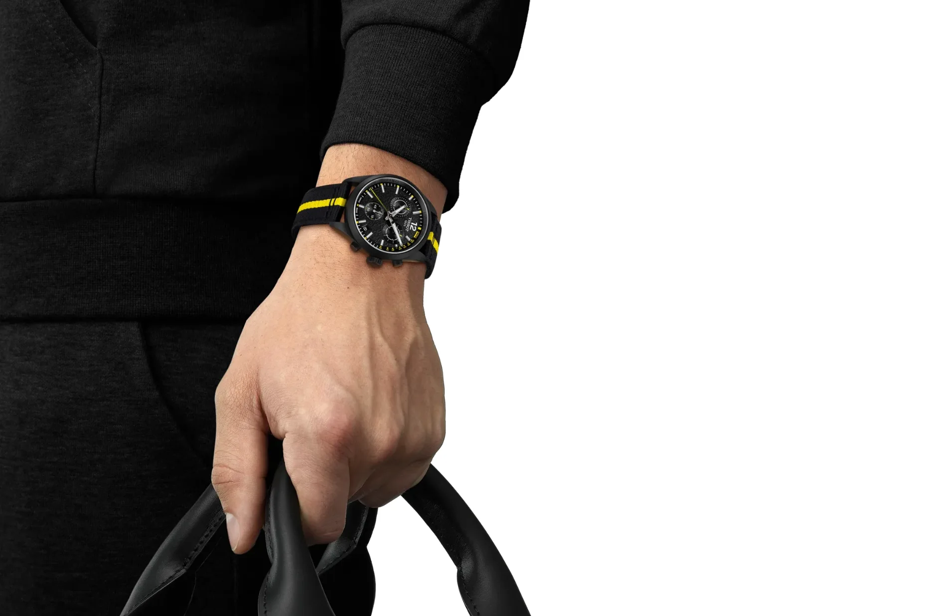 Zegarek Tissot PR 100 Tour de France 2026 Special Edition z żółto-czarnymi detalami