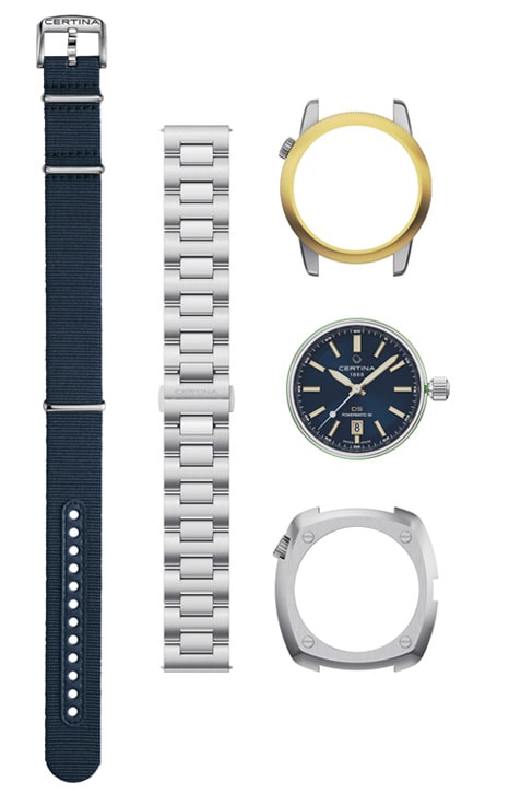 Certina DS+ zegarek niebieski