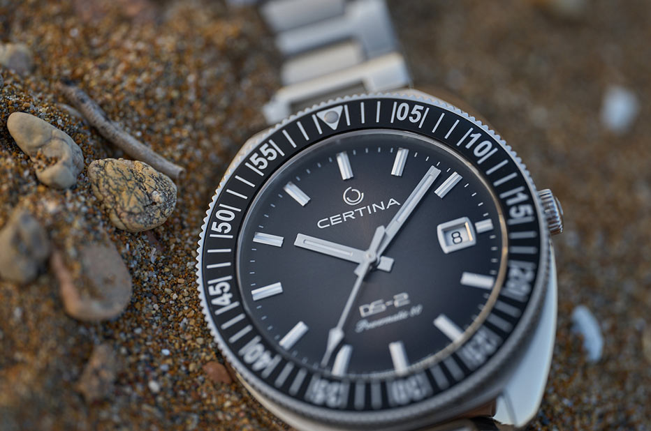 Certina zegarek diver z obracającą się lunetą