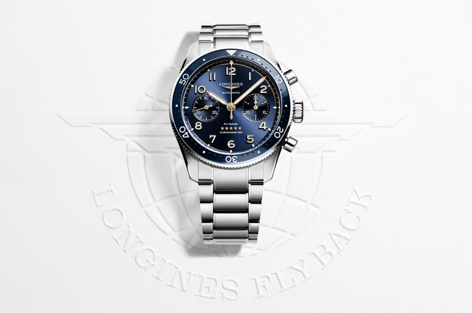 Zegarek lotniczy Longines Spirit z funkcją flyback