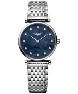 Elegancki zegarek z diamentami Longines