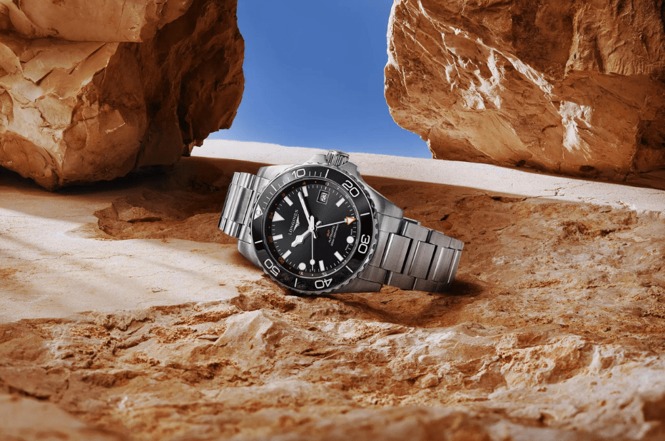 Męski zegarek do nurkowania Longines HydroConquest GMT