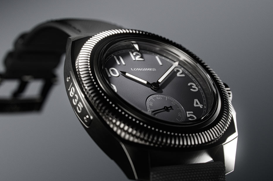 Zegarek w stylu pilotażowym Longines Pioneer Edition