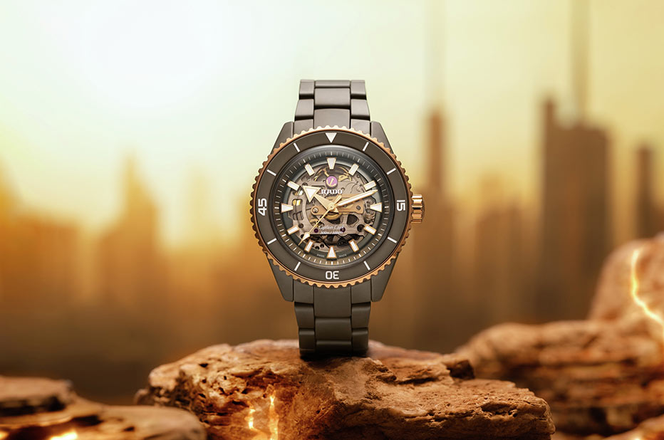 Automatyczny zegarek z widocznym mechanizmem Rado Automatic Skeleton
