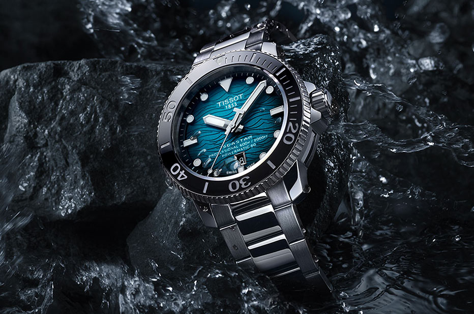 Elegancki zegarek nurkowy Tissot Seastar
