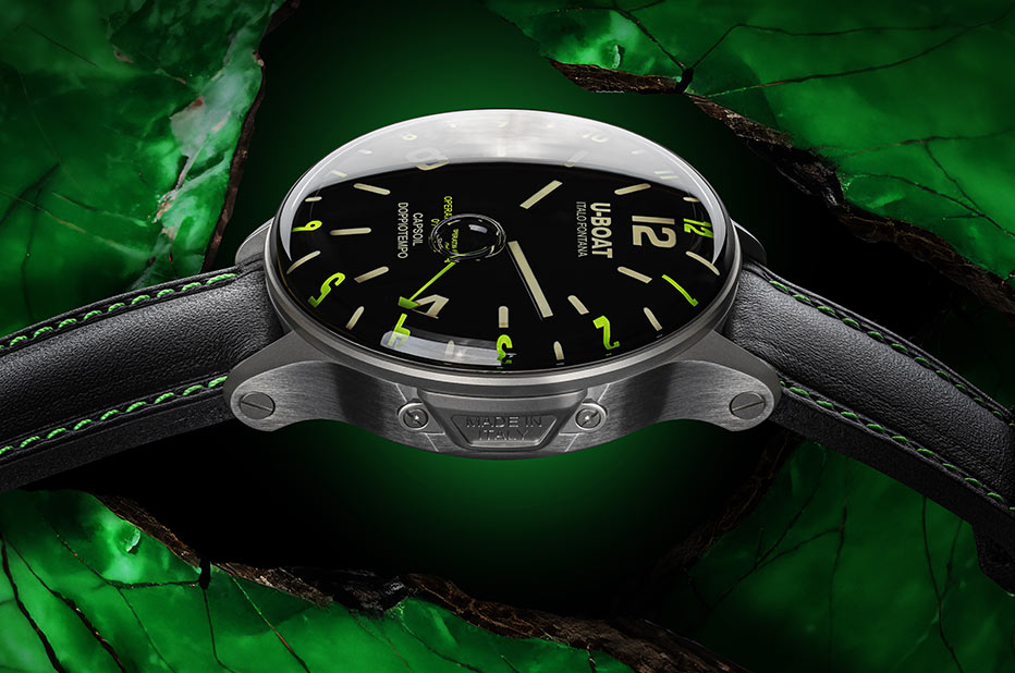 Włoski zegarek męski U-BOAT Capsoil Dual Time