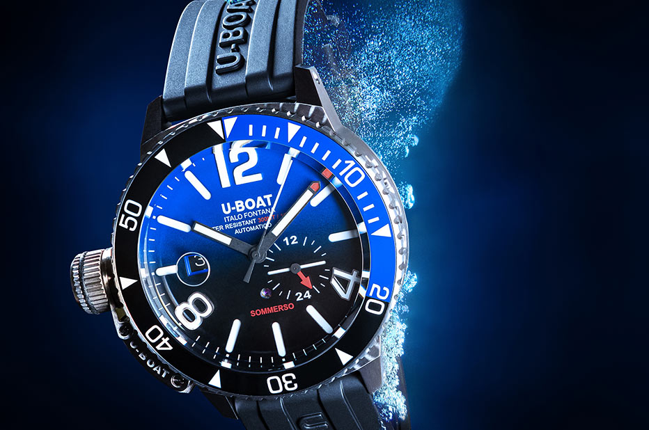 Zegarek nurkowy U-Boat Sommerso Ceramic Blue