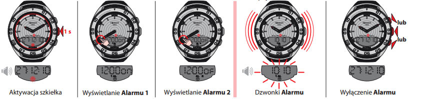 Alarm Tissot Sailing Touch