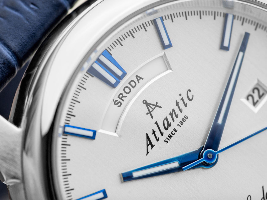 Atlantic Seaday zegarki z polskim datownikiem