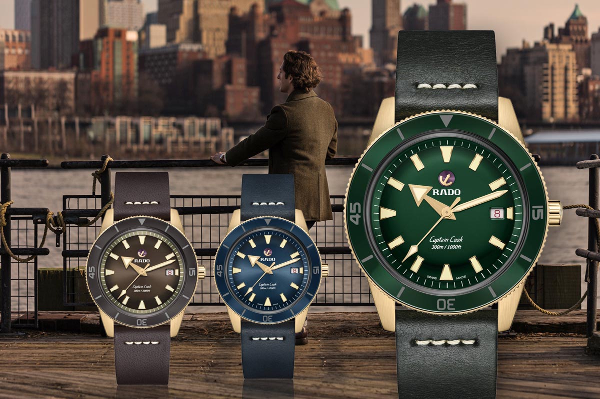 Rado Captin Cook Bronze - zegarki z brązu
