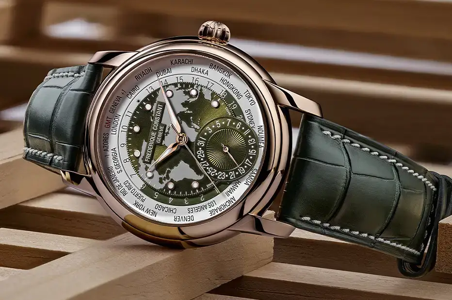 Limitowany zegarek z czasem światowym Frederique Constant Classics Worldtimer Manufacture