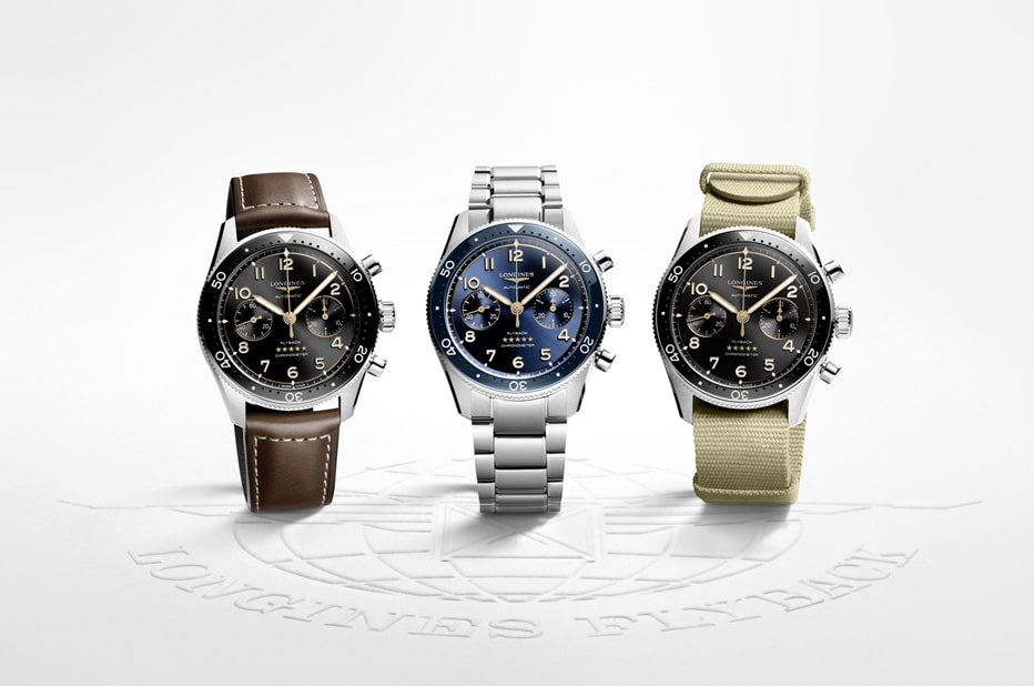 Chronografy z funkcją flyback Longines Spirit Flyback