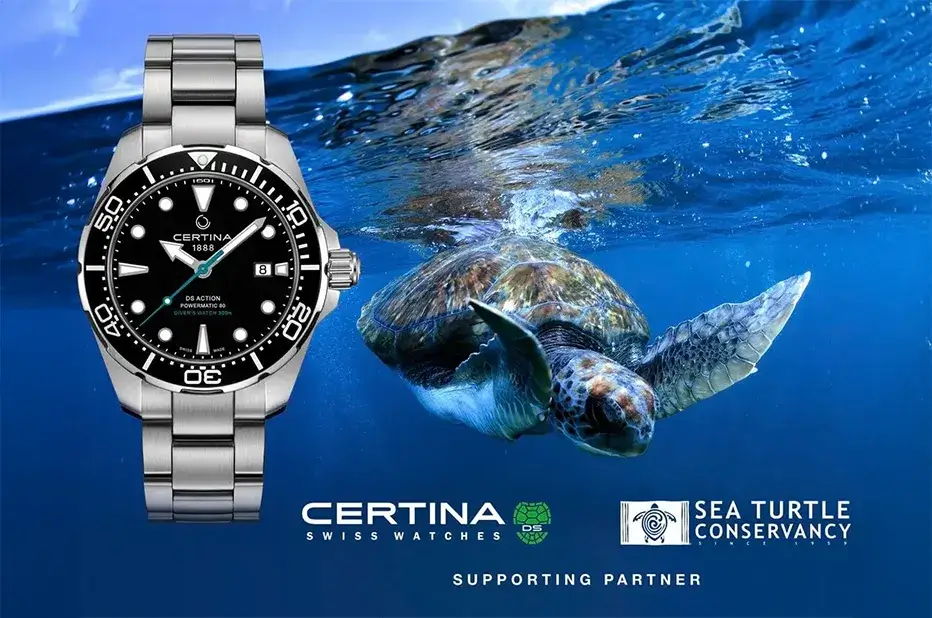 Certina wspiera ochronę żółwi morskich, stając się partnerem Sea Turtle Conservancy