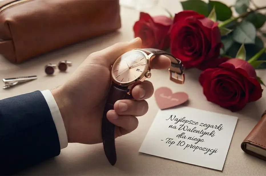 Zegarek męski jako pomysł na prezent na Walentynki dla niego