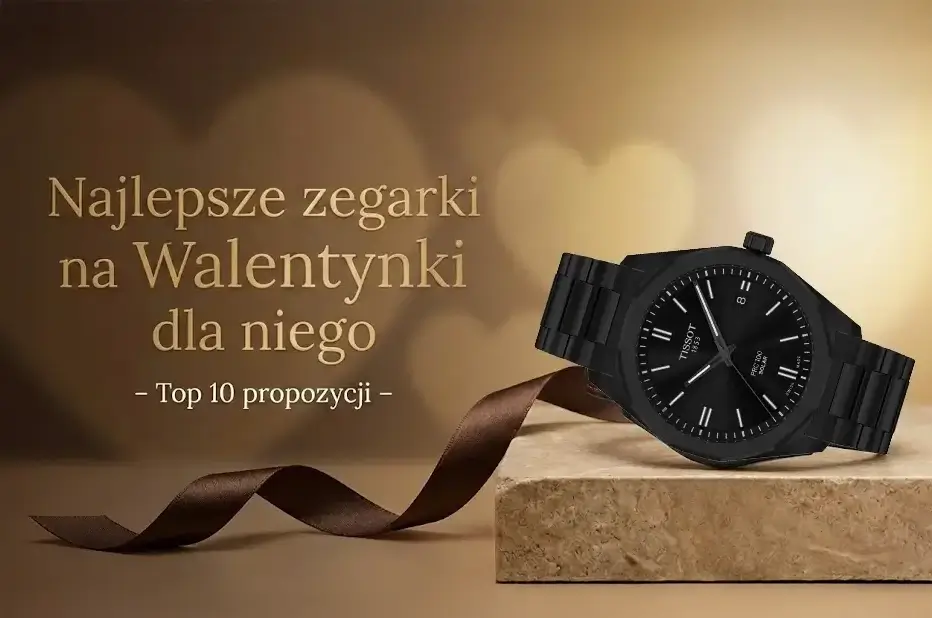 Zegarek męski jako pomysł na prezent na Walentynki dla niego