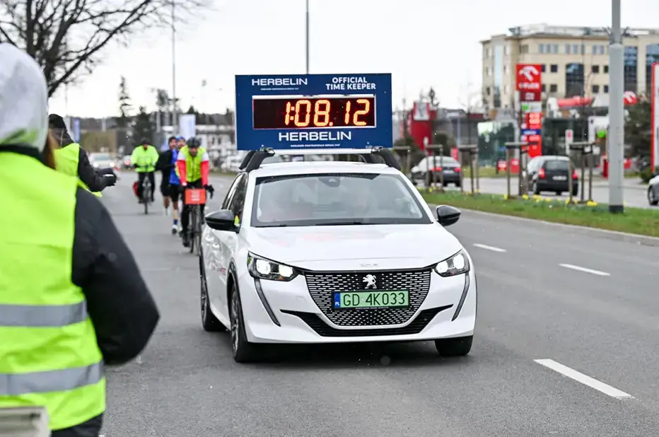 Herbelin oficjlanym pomiarowcem podczas 7. edycji Energa Gdańsk Maratonu