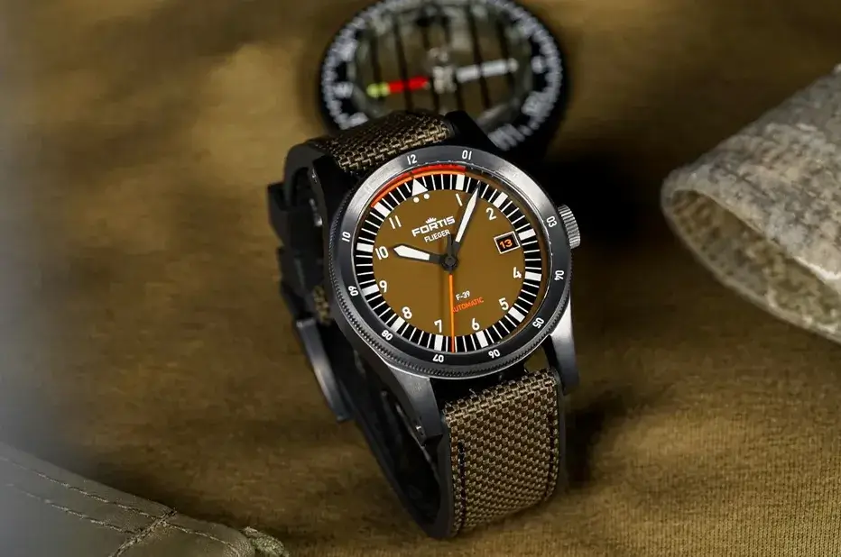 Fortis Flieger F-39 Tactical Green – zegarek pilot