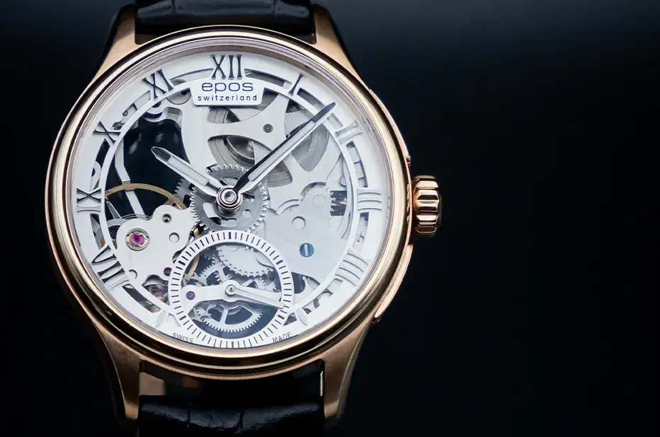 Limitowany zegarek męski Epos Originale Skeleton 3500