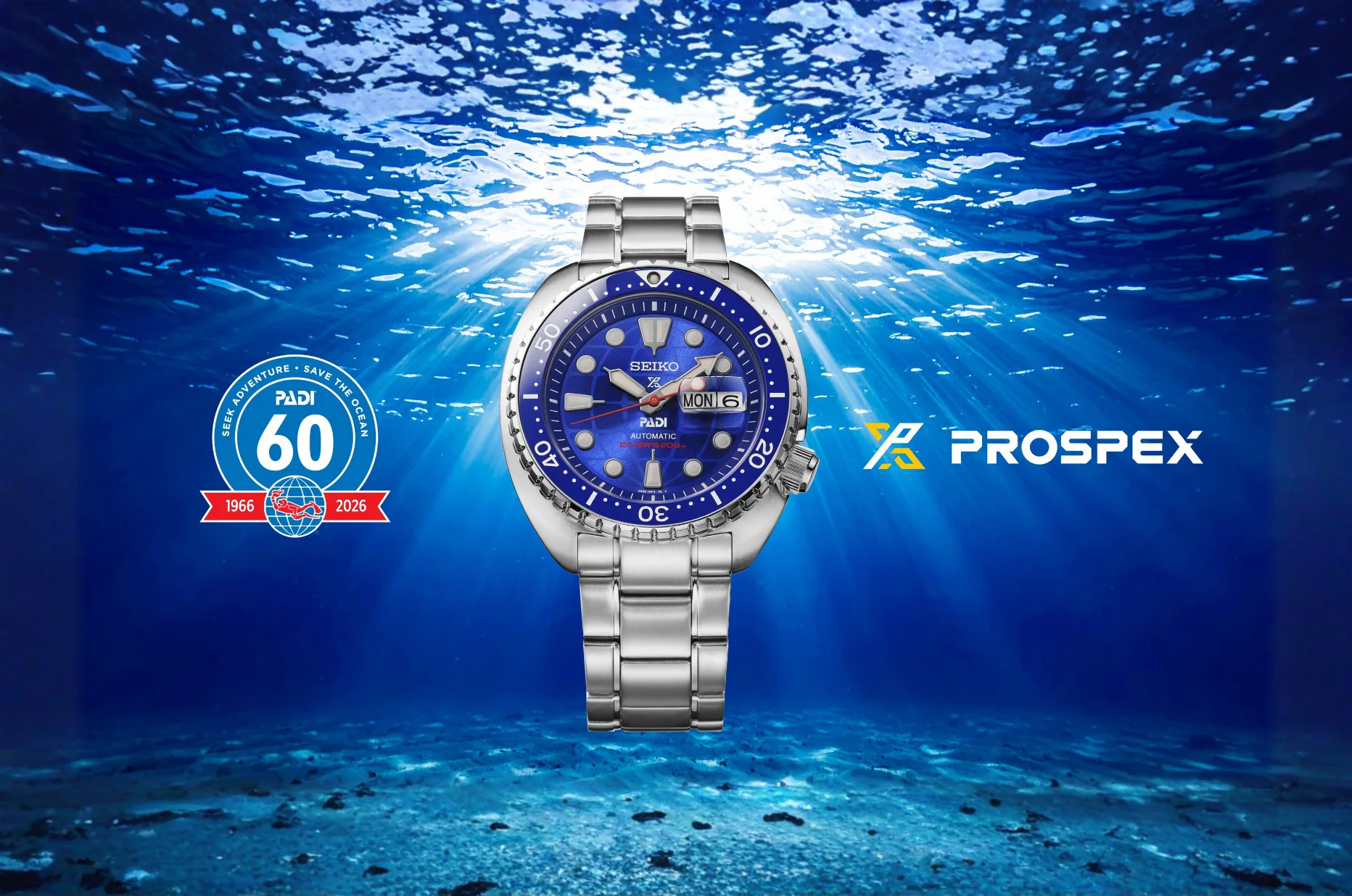 Zegarek PADI 60th & Seiko 10th Anniversary Partnership Limited Edition HBB002
