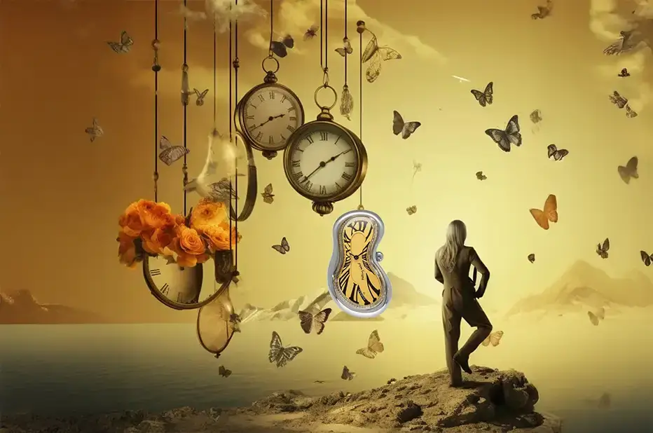 Surrealistyczny zegarek Exaequo