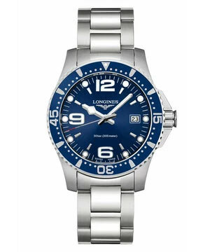 Nurkowy zegarek z niebieską tarczą Longines HydroConquest