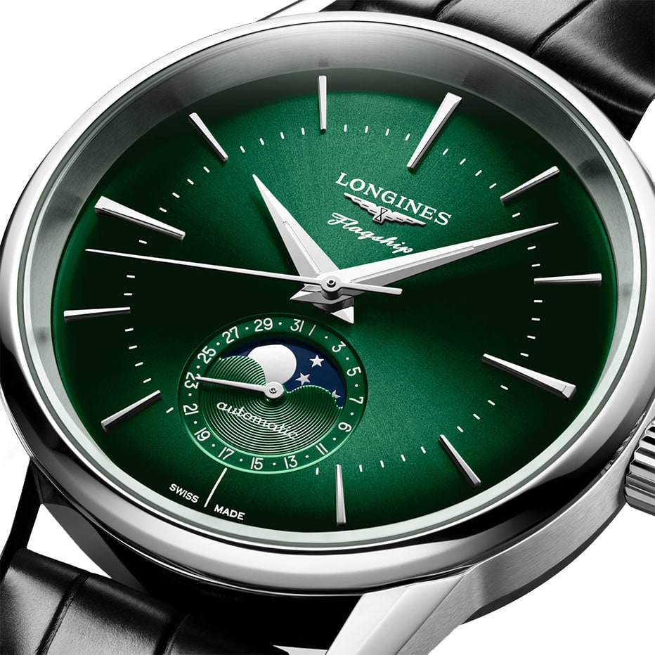 Zegarek Longines Flagship z fazami księżyca