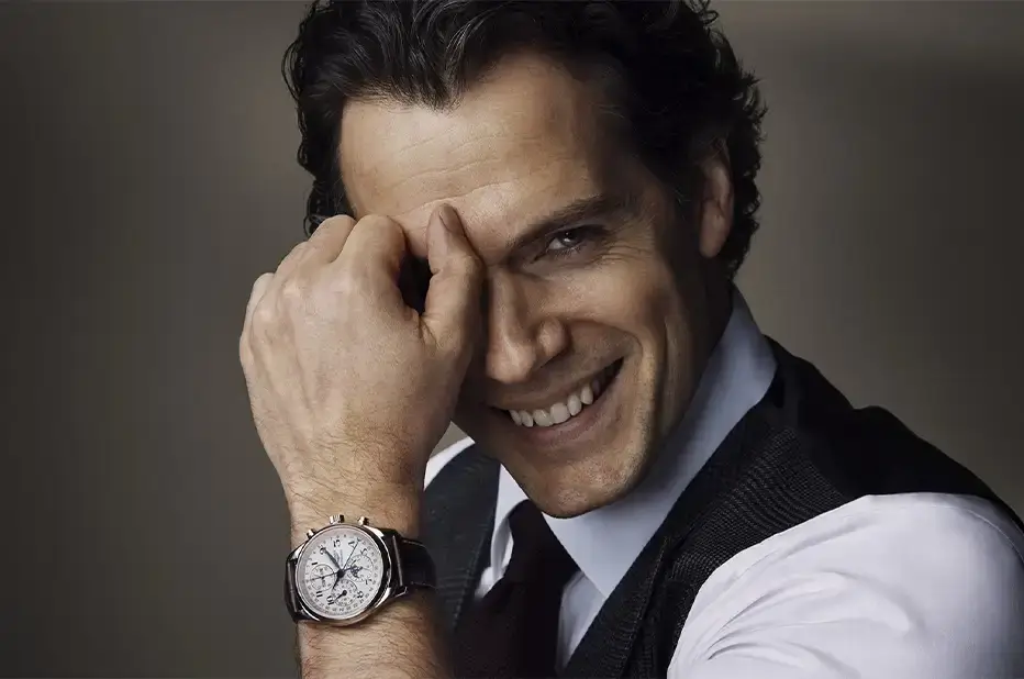 Henry Cavill z chronografem Longines Master Collection