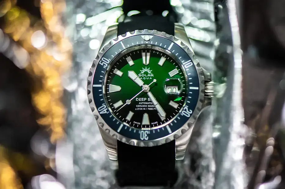 Zegarek dla nurków Solar Aqua Men's Automatic Watch