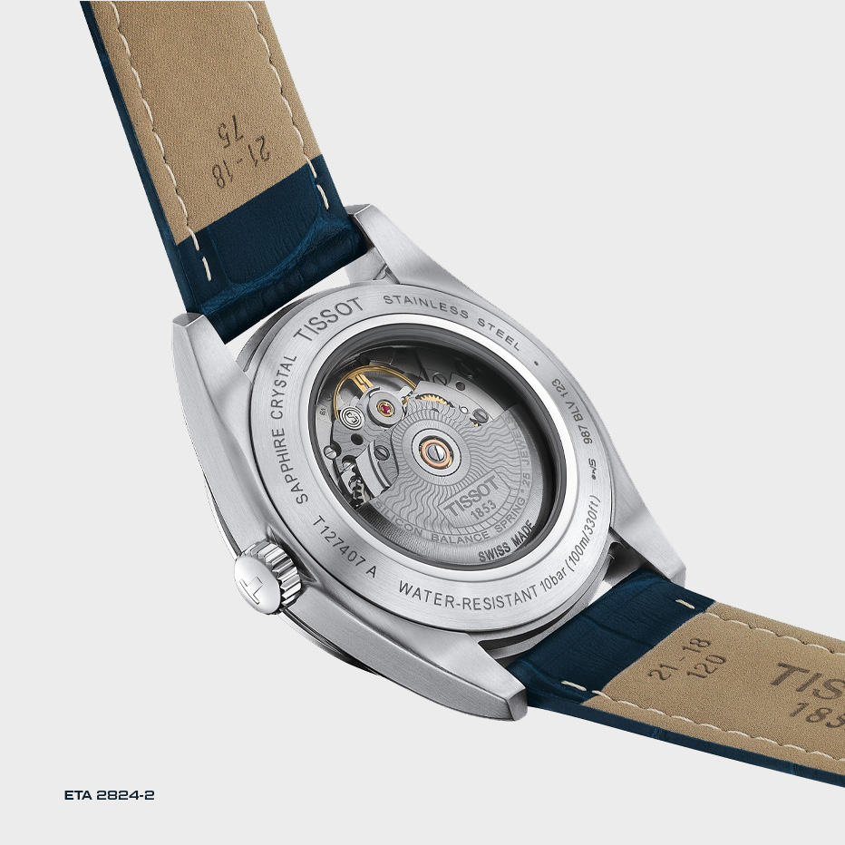 Zegarek z mechanizmem ETA 2824-2