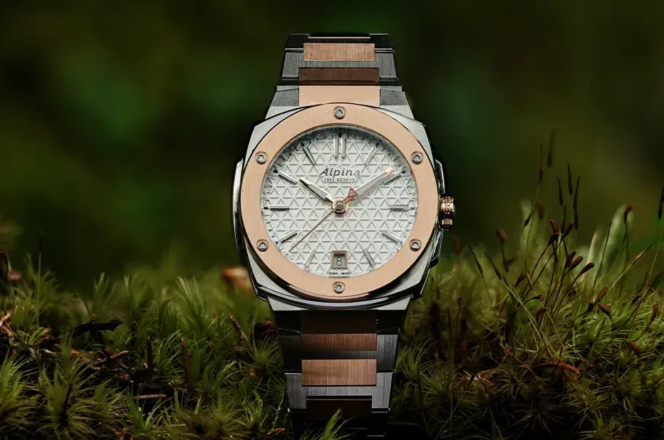 Zegarek damski Alpina Alpiner Extreme Quartz AL-220S2AE2B wśród mchu – luksus i funkcjonalność w plenerowym stylu