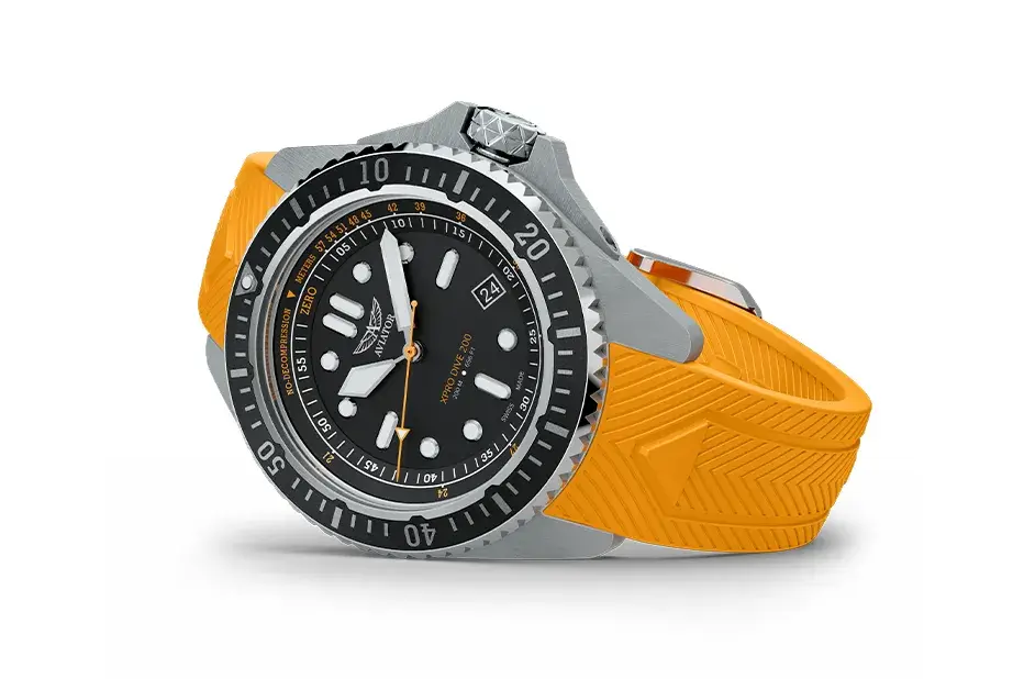 Zegarek Aviator XPRO Dive 200 – szwajcarski model kwarcowy o wodoszczelności 200 m, inspirowany lotnictwem