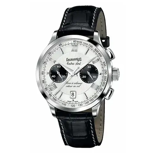 Luksusowy szwajcarski zegarek Eberhard z paskiem z aligatora