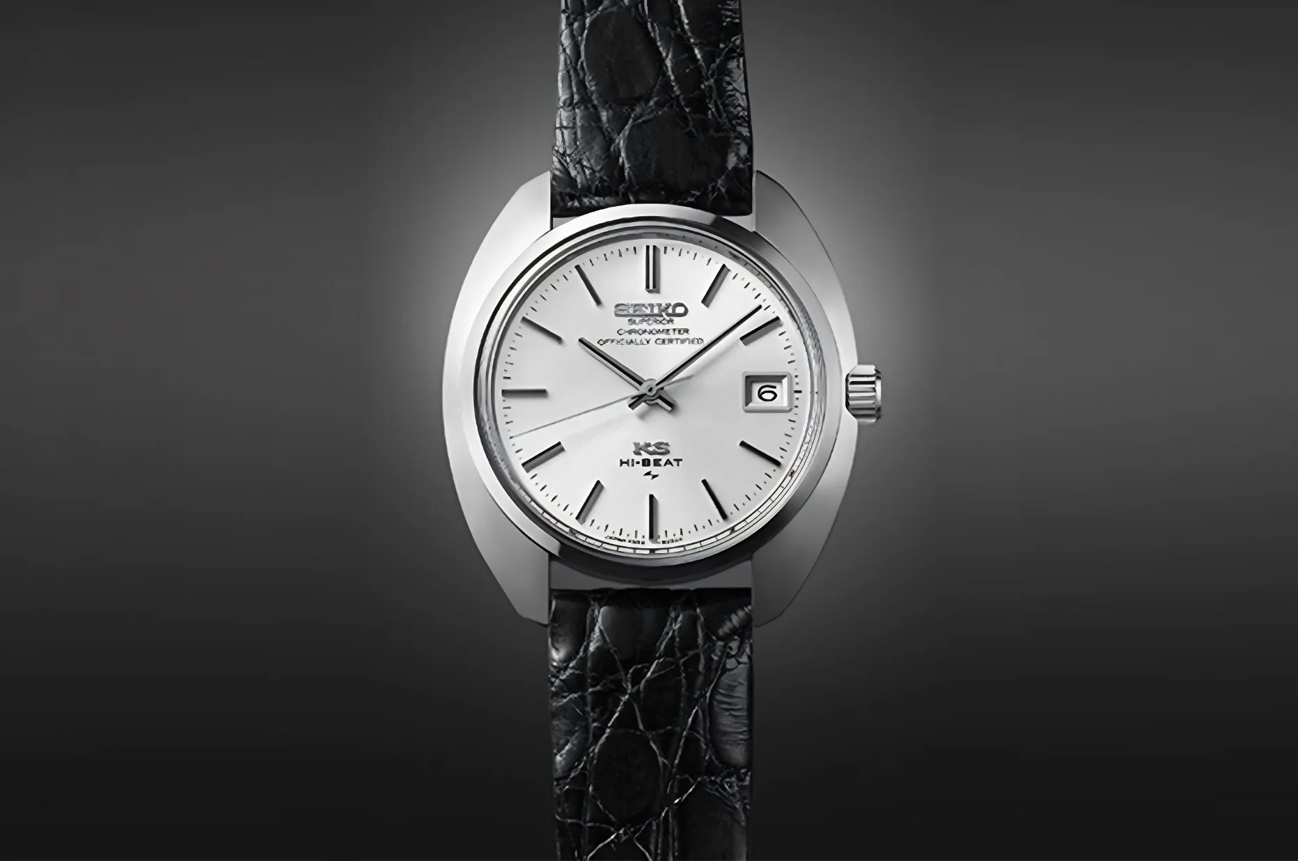 Historyczny zegarek King Seiko 45KCM z 1969 roku, który zainspirował smukłą kolekcję KS1969