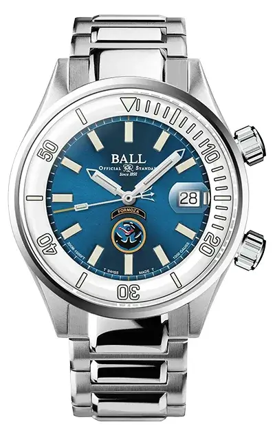 Zegarek męski Ball Engineer Master II z granatową tarczą i logo JW FORMOZA