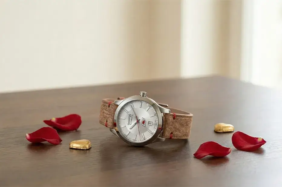 Eberhard Lancia Ypsilon HF limitowany zegarek męski inspirowany motoryzacją na Walentynki