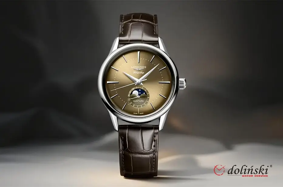 Zegarek Longines Flagship z datownikiem na subtarczy