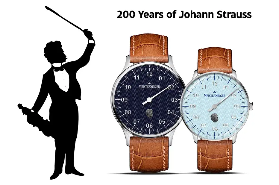 Zegarki MeisterSinger Johann Strauss Edition – limitowana edycja poświęcona 200-leciu kompozytora