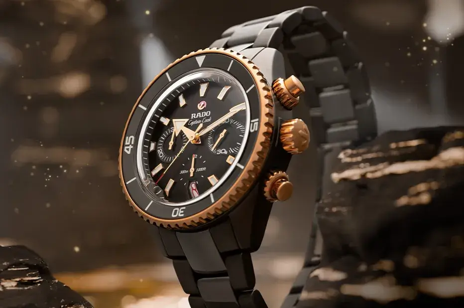 Luksusowy prezent świąteczny dla Niego Rado Captain Cook Chronograph
