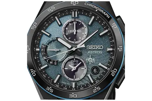 Tarcza Seiko Astron GPS Solar Starry Sky 2026 z kosmicznym wzorem
