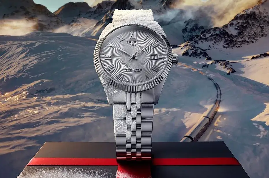 Klasyczny zegarek męski Tissot Ballade na bransolecie