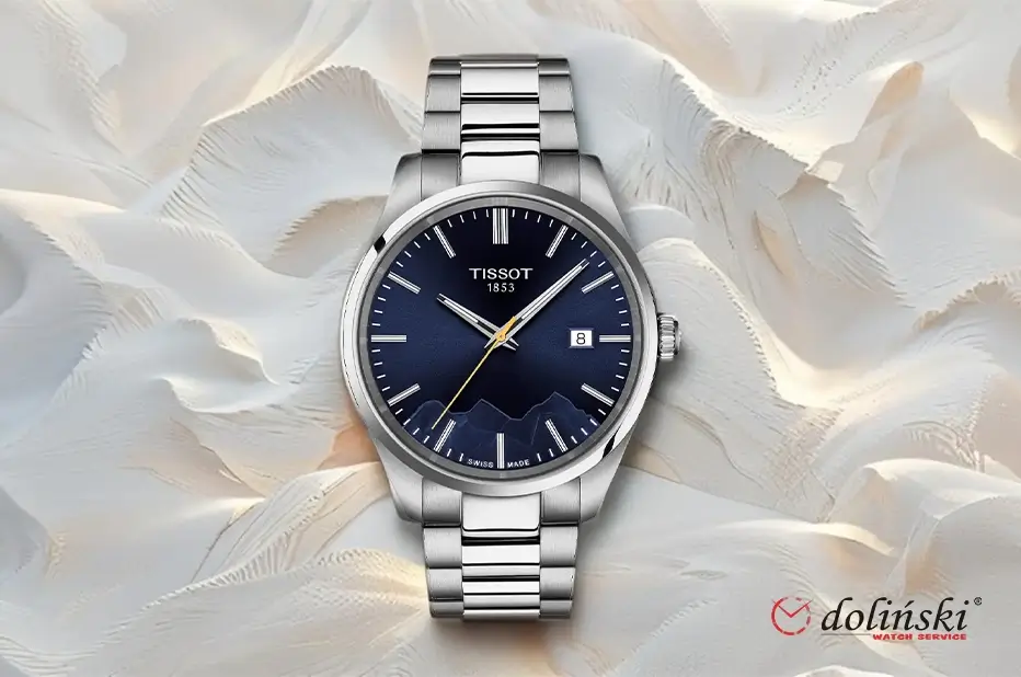 Zegarek Tissot PR 100 z klasycznym datownikiem typu Date