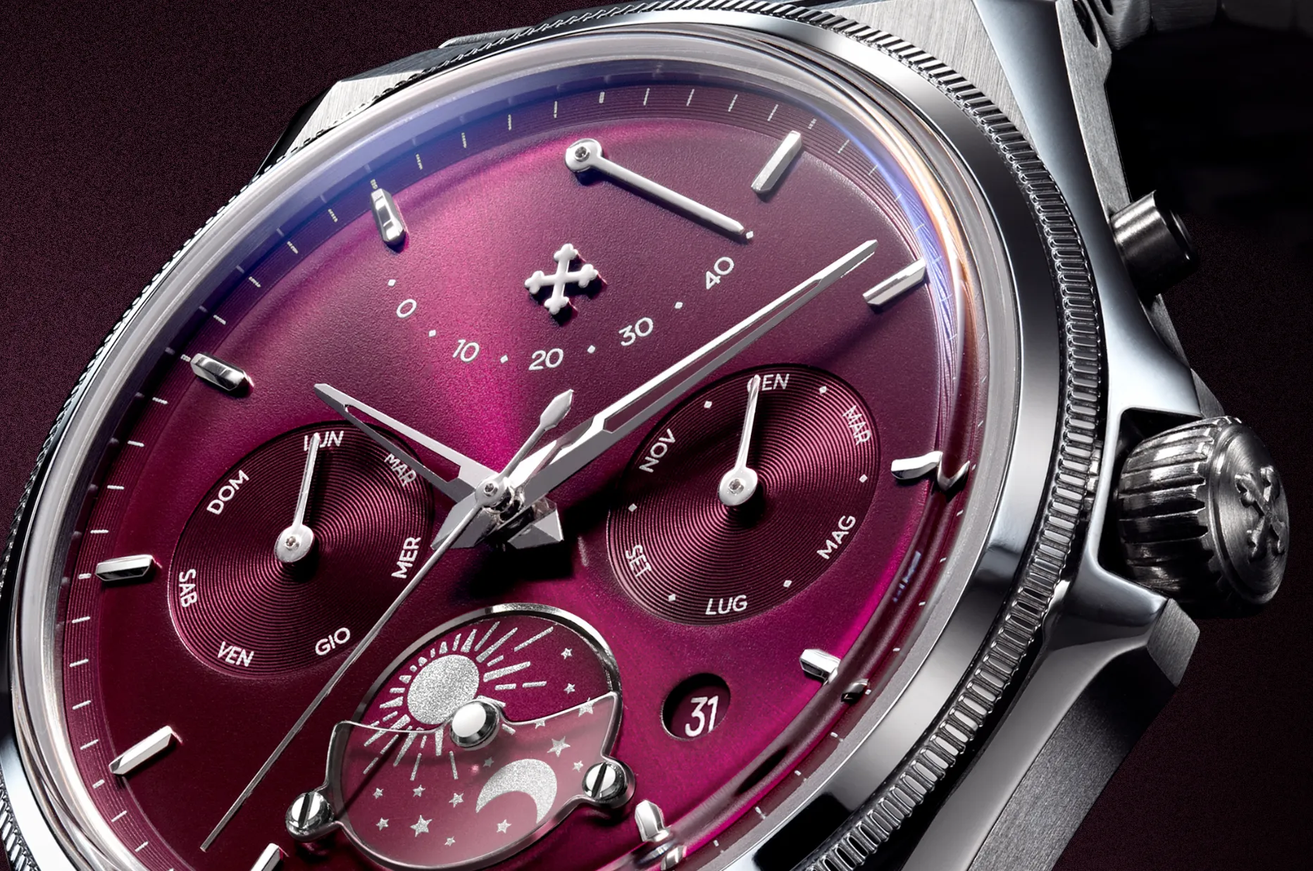 Venezianico Arsenale Calendario ze wskaźnikiem rezerwy chodu