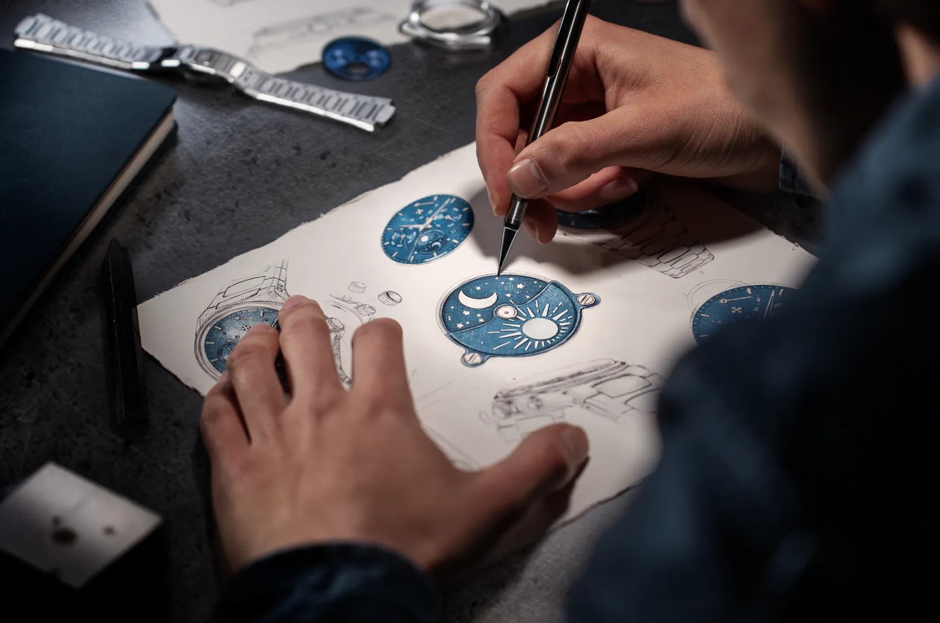 Projektowanie tarczy Venezianico Arsenale Calendario inspirowane Arsenałem w Wenecji