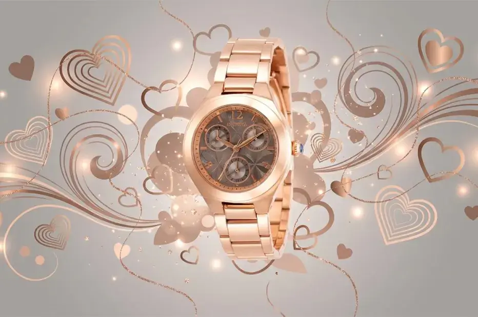 Invicta Angel zegarek damski w kolorze różowego złota na Walentynki