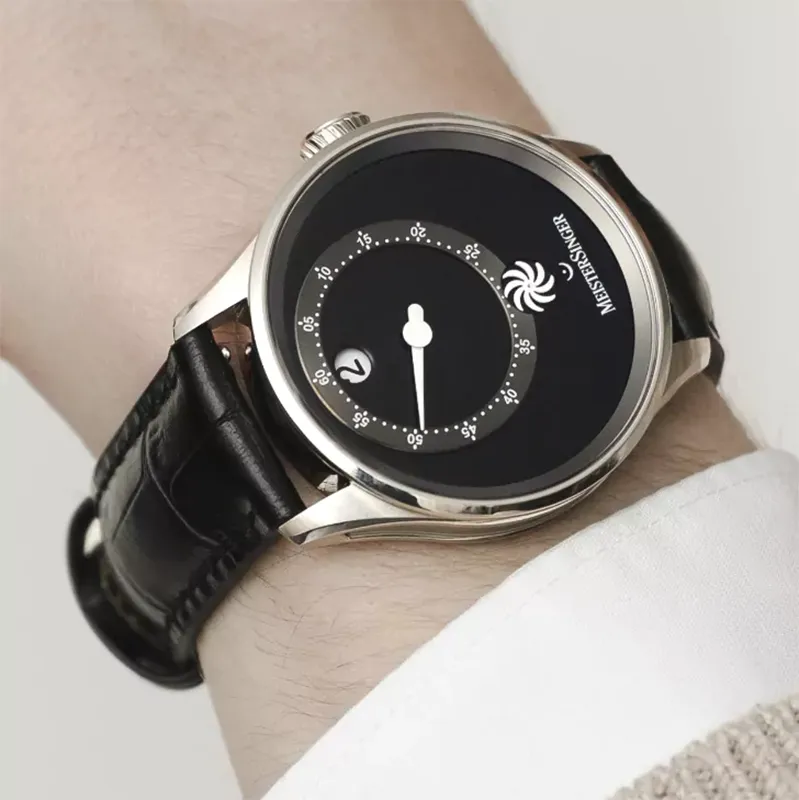 Mechaniczny zegarek jednowskazówkowy na rękę MeisterSinger PTJH902